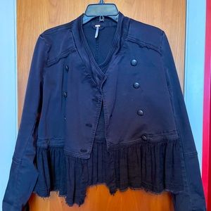 Free People Peplum jacket